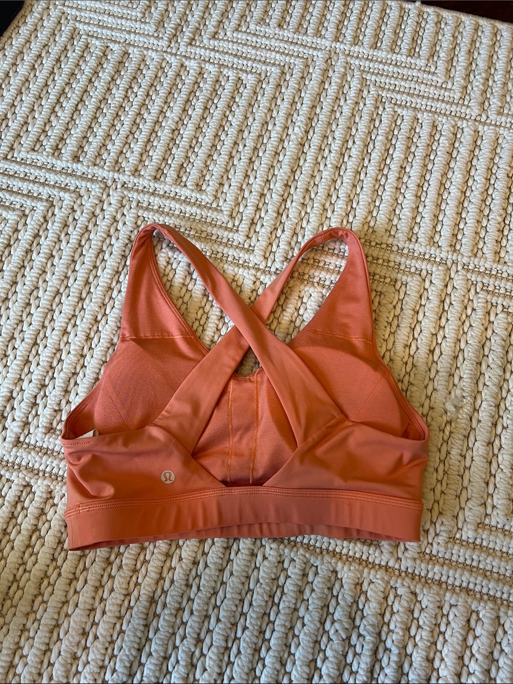 lululemon athletica Coral Cross-Back Sports Bra
